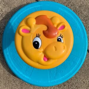 Playskool GIRAFFALAFF SIT 'N SPIN CLASSIC Spinning Toy With Sweet Giraffe Face!